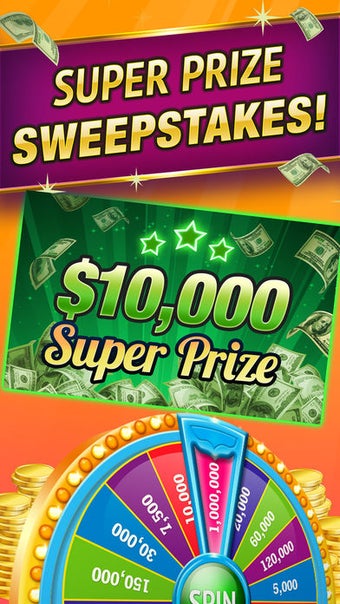 SpinToWin Slots  Sweepstakes