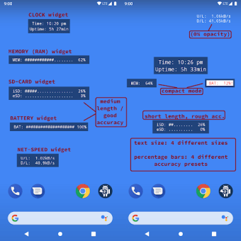 Android System Widgets (FREE)