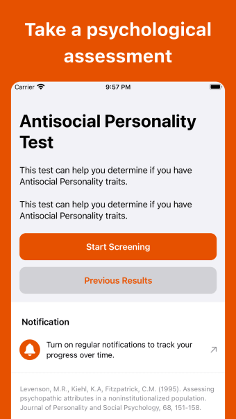 Antisocial Personality D. Test