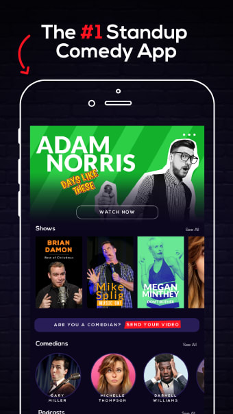 Comedy App Stand Up Comedians
