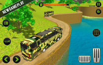 Army Bus Driver 2019: Military Soldier Transporter