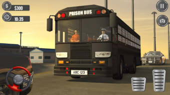 Jail Prisoner Transport Police Bus Drive
