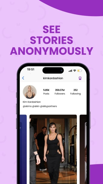 Anonym Stories for Insta