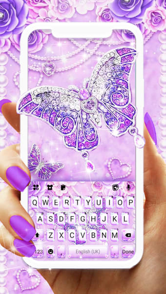 Purple Lux Butterfly Theme