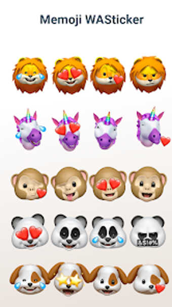 WASticker - Animal Memoji