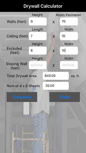 Drywall Calculator