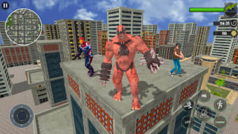Monster Hero Fight City Rescue