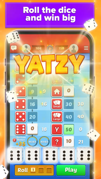 Yatzy Vacation dice game