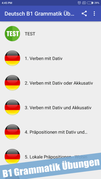 Learn German B1 Grammar Free