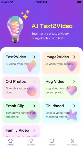 Text2Video-AI hug Photos