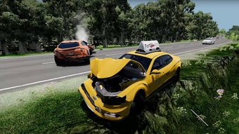 Car Crash Driving Test Game 3D