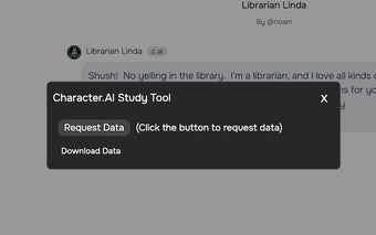 Character.AI Data Donation Tool