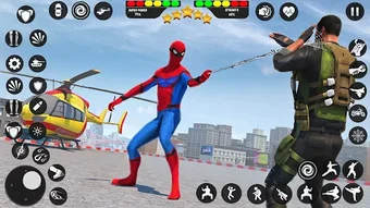 Spider Rope Hero Gangster Game