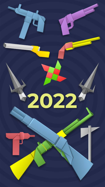 Origami Weapons: Swords  Guns