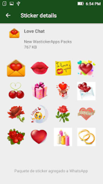 ANIMATED Stickers Love In love WAstickerApps