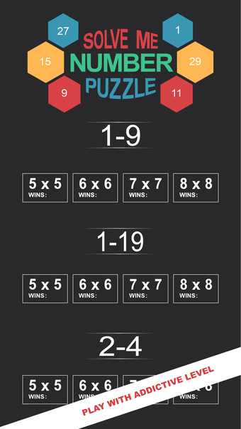 Solve Me - Number puzzle fun