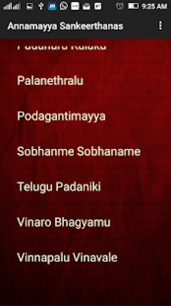 Annamayya Sankeerthanas Telugu