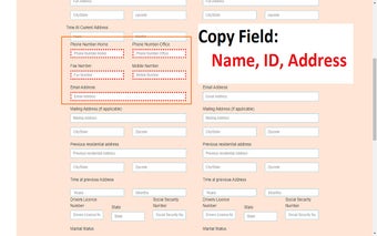 Copy Fields Data - CTH