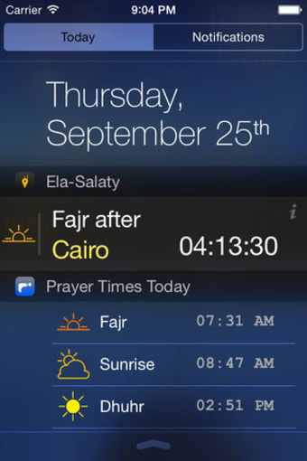 Ela-Salaty: Muslim Prayer Times & Qibla Direction