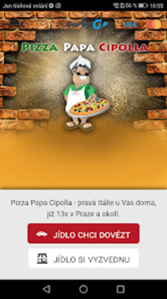 Pizza Papa Cipolla Praha