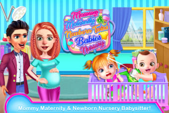 Mommy Maternity Newborn Twins Baby Nursery Game