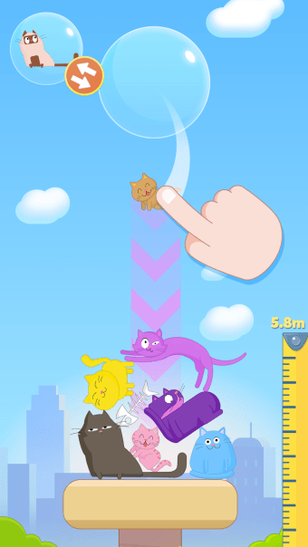 Cat Stack - Cute and Perfect Tower Builder Game