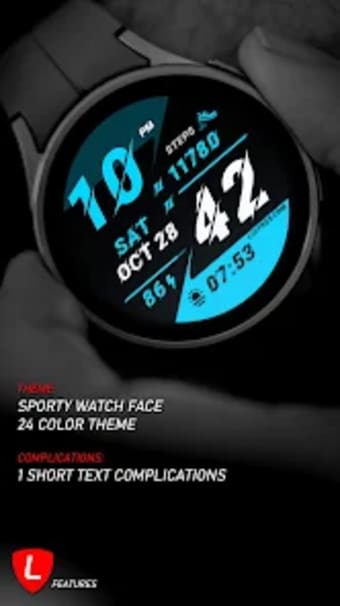 Sporty Watch Face 024