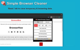 Simple Browser Cleaner