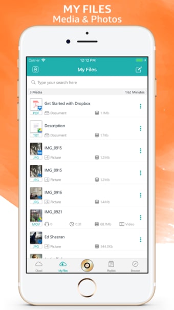 MyMedia-File Manager  Browser