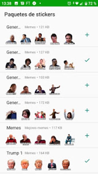 Memes con Frases Stickers en español para WhatsApp