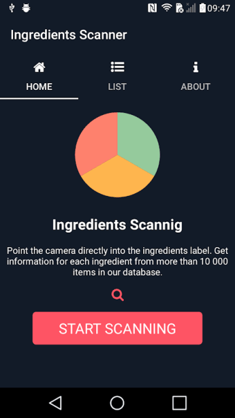 Ingredients Scanner