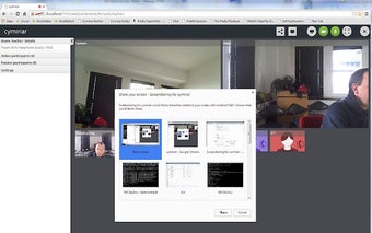 Screensharing for cyminar and webphone