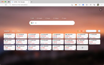 CoinTab - New tab page