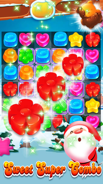 Candy Gems Christmas - Match 3 Lollipop Puzzle