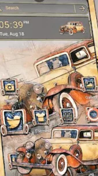 Vintage Car Painting Theme