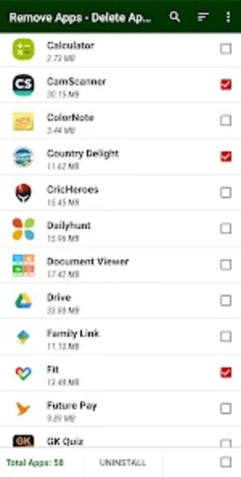Remove Apps - Uninstall Apps