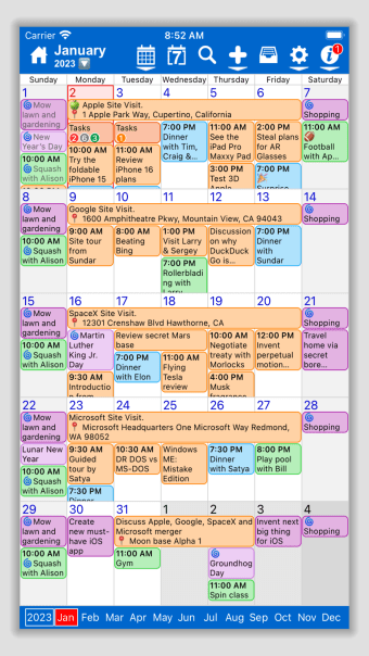 Calendar Planner.