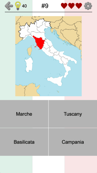 Italian Regions: Flags Capitals and Maps of Italy