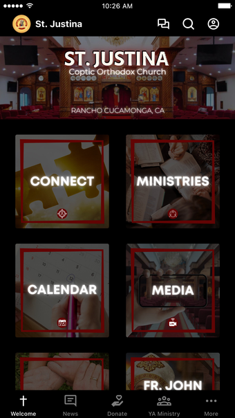 St. Justinas Church App