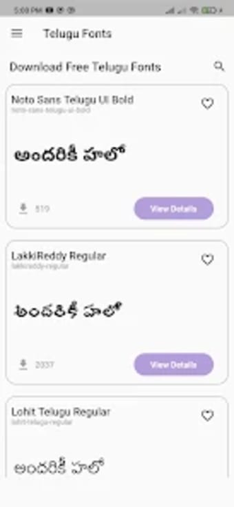 Telugu Fonts