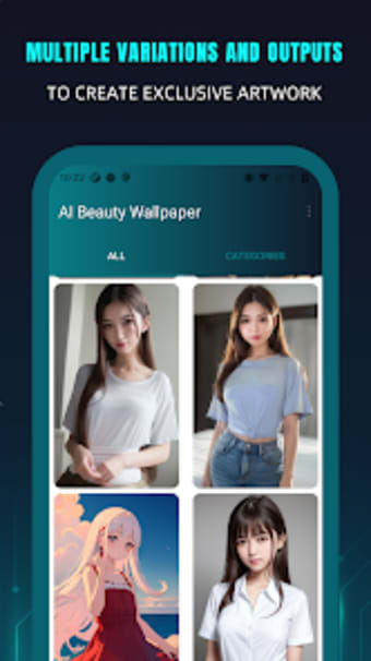 AI Beauty Wallpaper