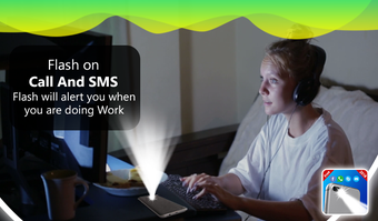 Flash on call and sms:Bright flashlight alert 2018
