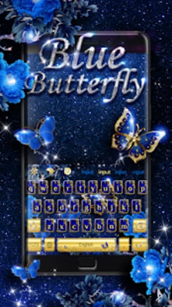 Shiny Butterflies Keyboard Theme