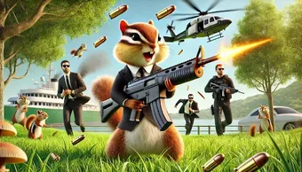 Squirrel Family 3D Gun Master