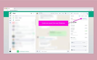 Zoho Integration for WhatsApp Web