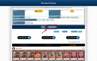 Yu-Gi-Oh! Deck Downloader