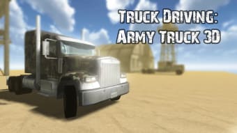 Truck Driving: Army Truck 3D