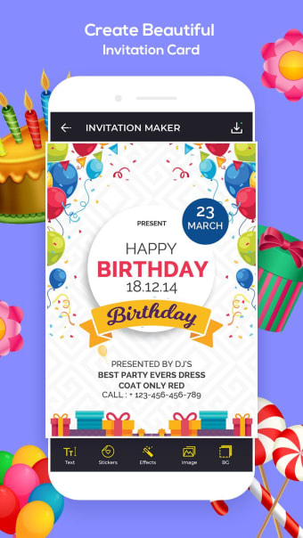 Invitation Maker Greeting Card Maker RSVP