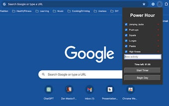 Power Hour para Google Chrome - Extension Descargar