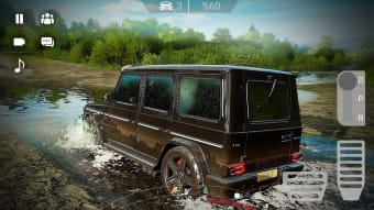 Driving Mercedes G65 SUV  City  Offroad